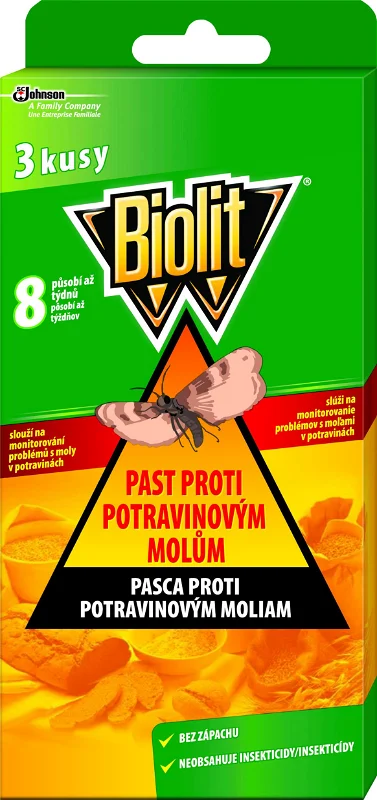 Biolit® lapač potravinových molí 3 ks – Obrázok 3