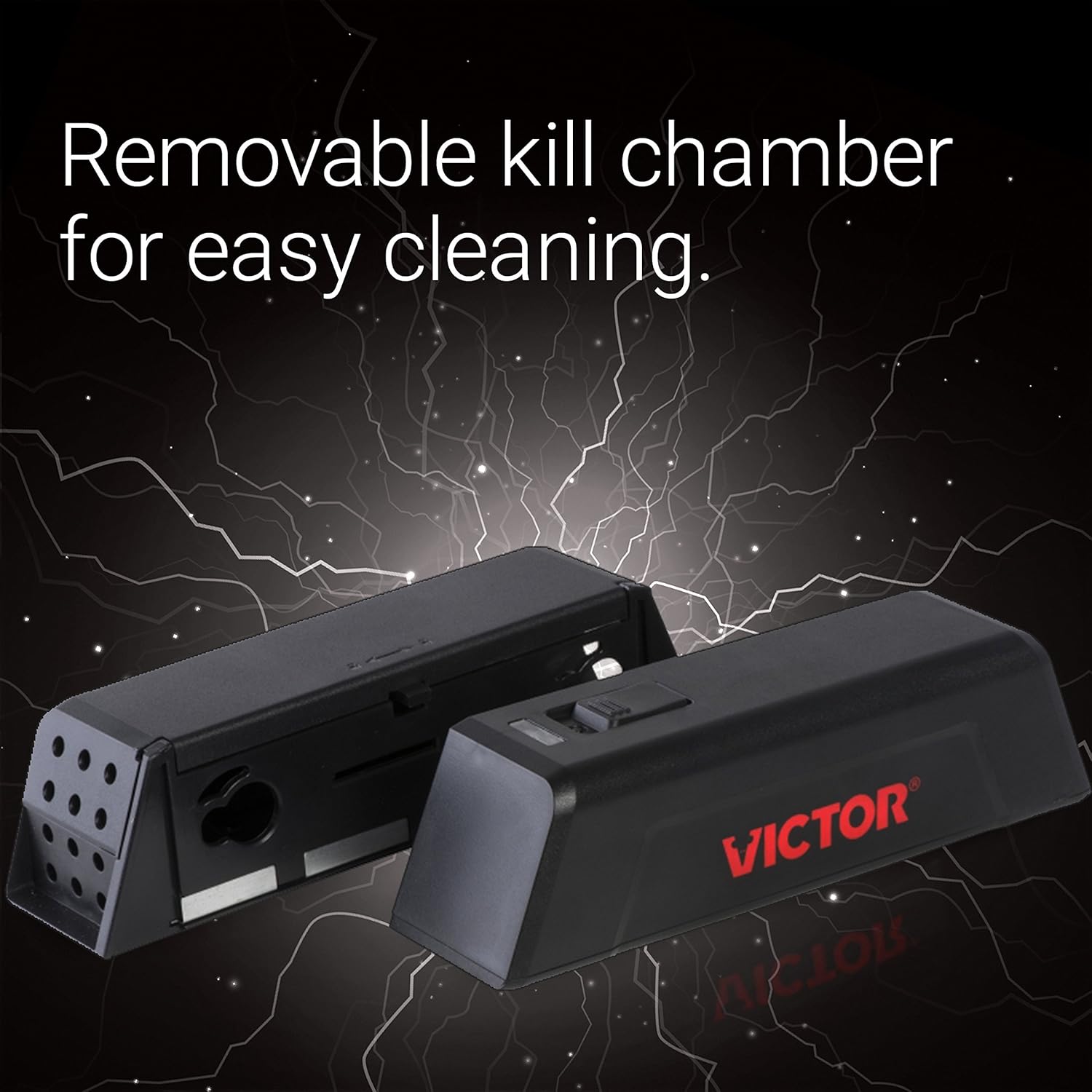 Victor® M250B – Elektronická pasca na myši pre interiér bez dotyku a videnia – Obrázok 11
