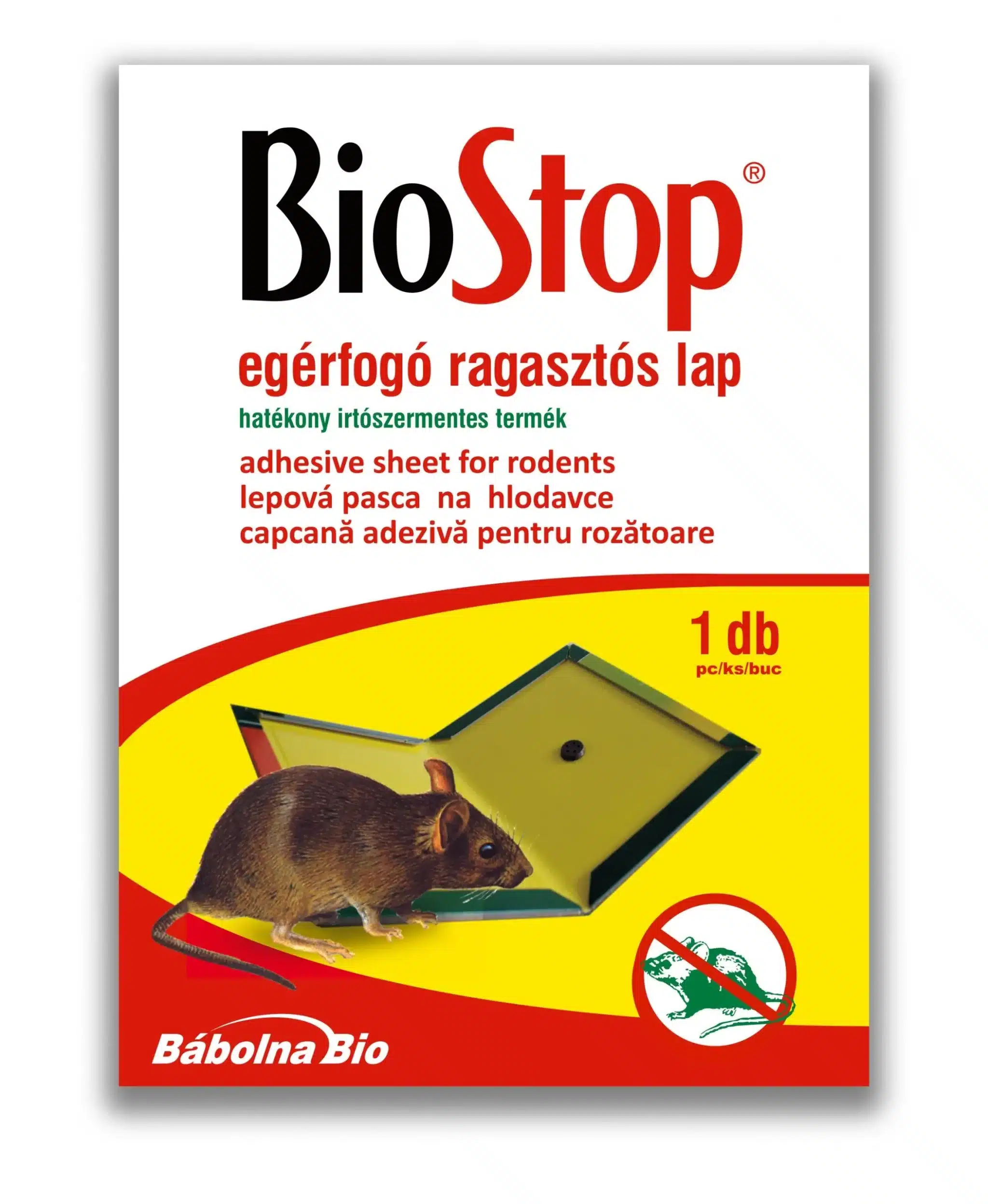 BIOSTOP® lepová pasca na hlodavce 1 ks