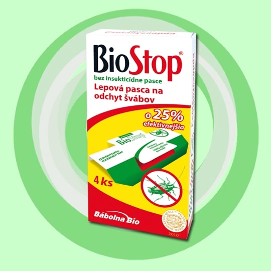 BioStop lepová pasca na šváby 4 ks/bal – Obrázok 3