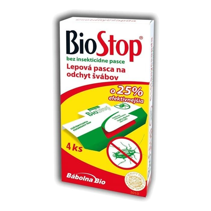 BioStop lepová pasca na šváby 4 ks/bal – Obrázok 4